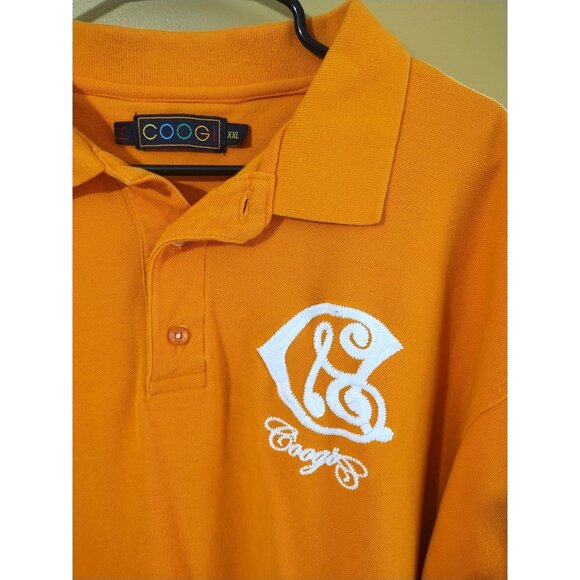 VTG 90s Coogi Short Sleeve Pique Cotton Polo XL Preppy Indie - Picture 2 of 8